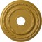 Ekena Millwork Dublin Ceiling Medallion (Canopies up to 5 1/8"), 17 7/8"OD x 3 5/8"ID x 1 1/4"P, Iridescent Gold CM17DUIGS - alternate 1